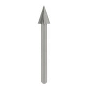 Bosch Fraise haute vitesse 6,4 mm, tête triangulaire la plus grande