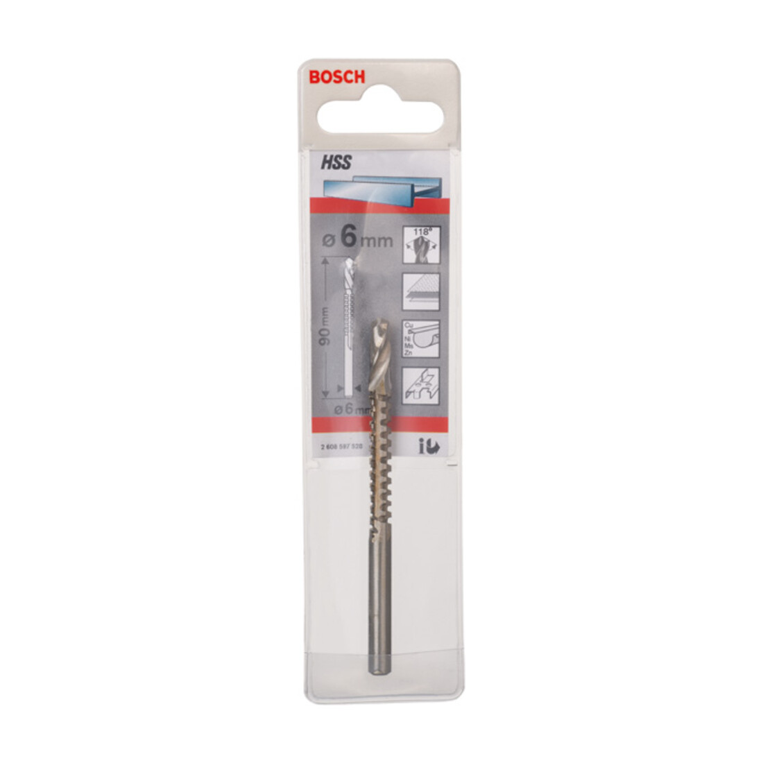 Bosch freesboor HSS 2608597528 6 mm