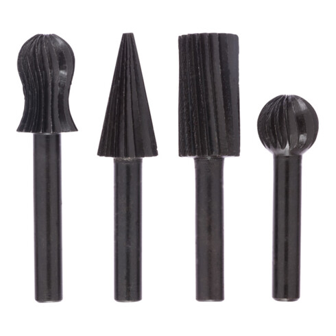 Bosch Freihandfräser-Set für Bohrmaschinen 4-teilig 6 mm 13 mm