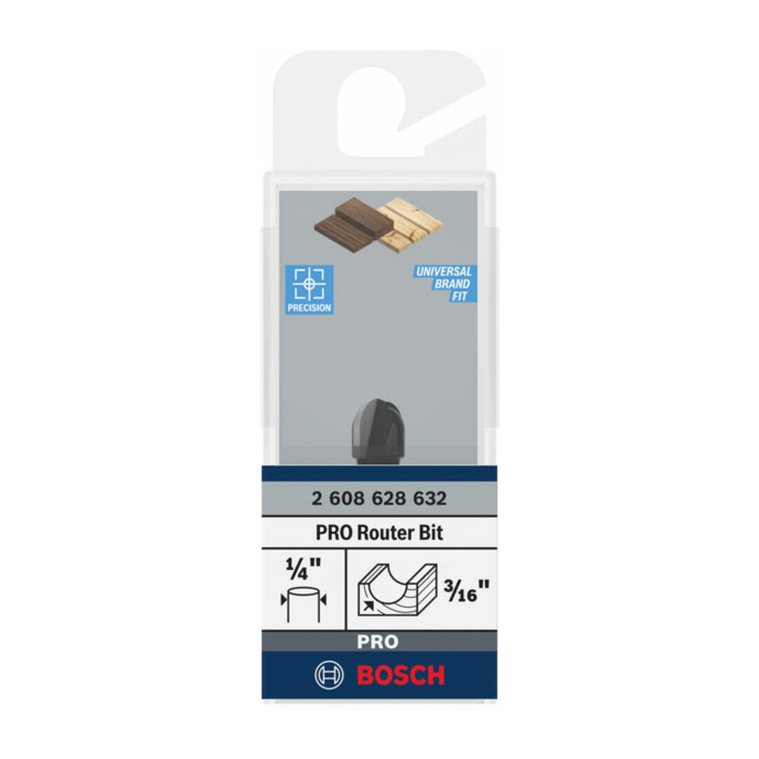 Bosch Fresa per filetti 1/4"