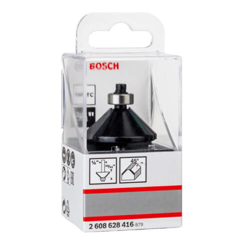Bosch Fresa a smussare 1/4", D1 34,9mm L13mm L14,6mm G 56mm 45°