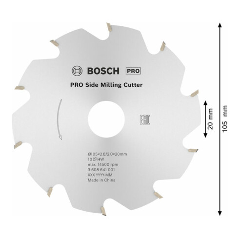 Bosch Fresa laterale universale 