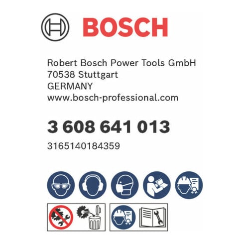 Bosch Fresa a disco per fresa per tasselli piatti