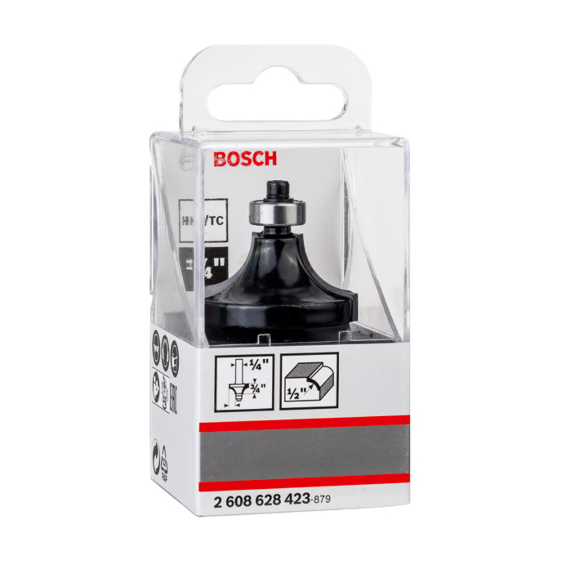 Bosch Fresa per arrotondare 1/4"