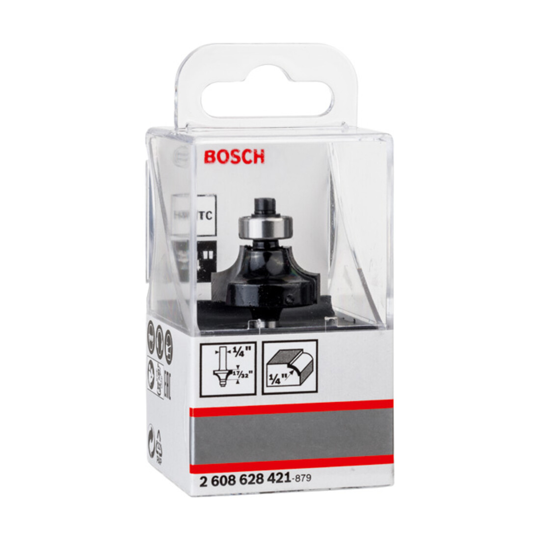 Bosch Fresa per arrotondare 1/4"
