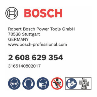Bosch Fresa per scanalature a V in Metallo duro, 8mm