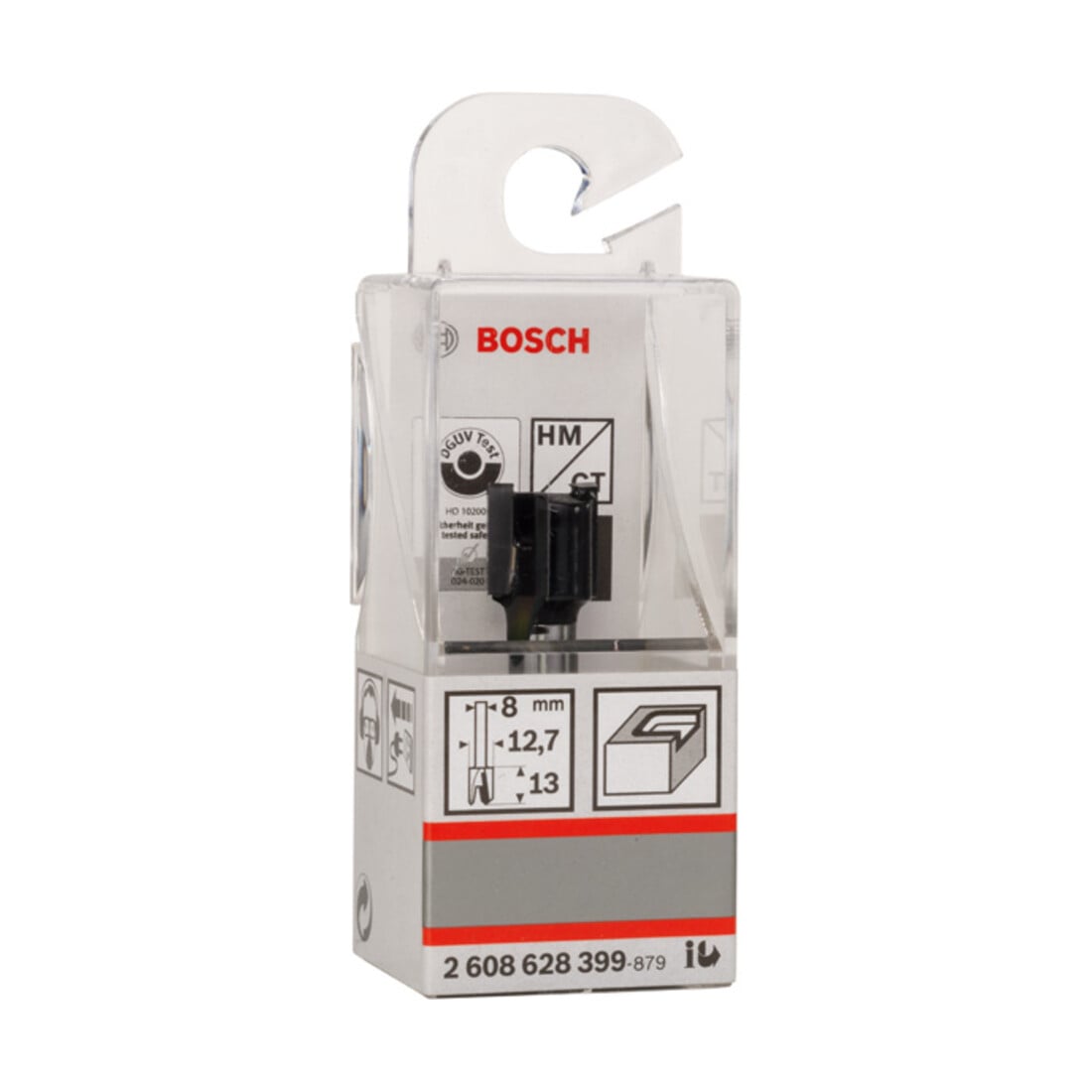 Bosch Fresa per scanalature a V Schanier Standard for Wood, 8mm D1 12,7mm L12,7mm G 50,8mm