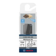 Bosch Fresa per scanalature a V Standard for Wood, 6mm D1 19mm L19,5mm G 51mm-2