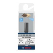 Bosch Fresa per scanalature a V Standard for Wood, 6mm D1 9,5mm L19,5mm G 51mm-2