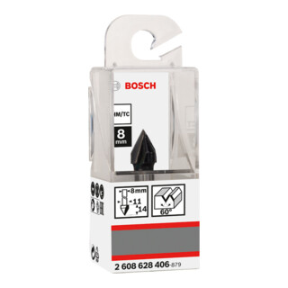 Bosch Fresa per scanalature a V 
