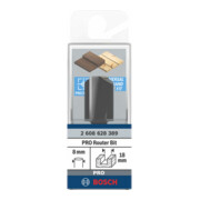 Bosch Fresa per scanalature Standard for Wood 8 mm diametro 18 mm lunghezza di lavoro 25 mm lunghezza complessiva 56 mm-2