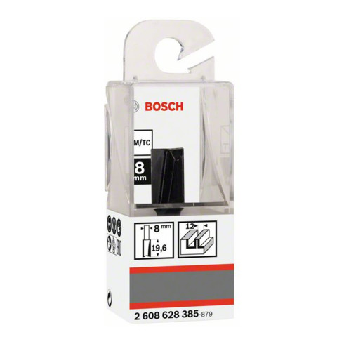Bosch Fresa per scanalature a V Standard for Wood, 8mm D1 12mm L20mm G 51mm