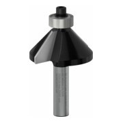 Bosch Fresa per smussi 8 mm larghezza 11 mm lunghezza di lavoro 15 mm lunghezza complessiva 56 mm 45°