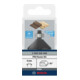 Bosch Fresa per smussi/fresa a livello 6 mm diametro 34,9 mm larghezza 11,1 mm lunghezza di lavoro 14,6 mm lunghezza complessiva 56 mm 45°-2