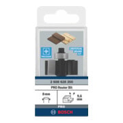 Bosch Frese per piegatura Standard for Wood 8 mm largh. 9,5 mm diam. 31,8 mm lungh. 12,5 mm fil. 54 mm-2