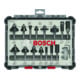 Bosch frezenset 1/4" schacht 15 stuks-1