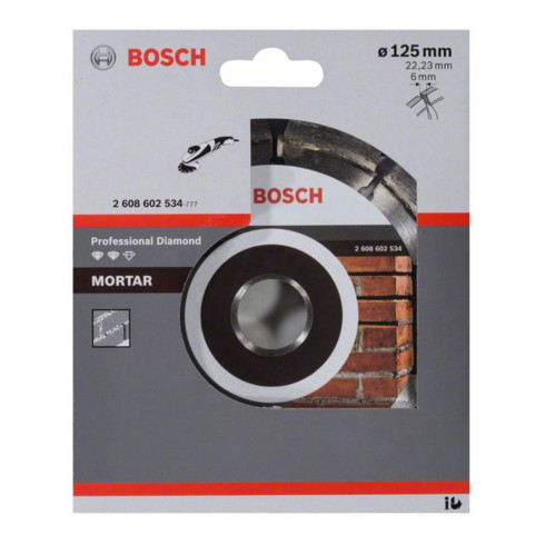 Bosch Fugenfräser Expert for Mortar 125 x 6 x 7 x 22,23 mm
