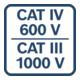 Bosch Gabelstromzange GFM 1000-15 1000 V CAT IV 600 V IP54