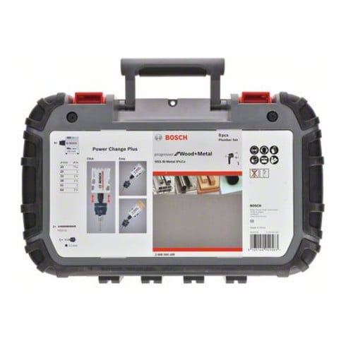 Bosch gatenzaagset Progressor for Wood and Metal 9-delige sanitaire set 20 - 64 mm