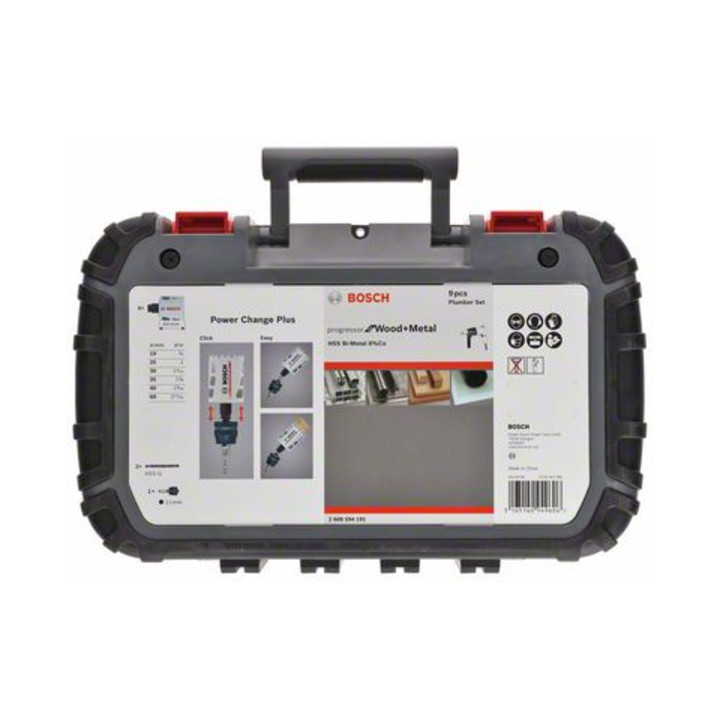 Bosch gatzagenset Progressor for Wood and Metal 9-delige elektrische set 19-68 mm