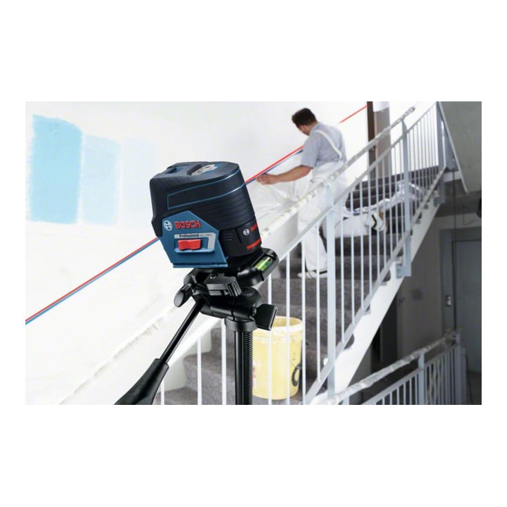 Bosch GCL 2-50 C combilaser met 4 x 1,5 V LR6 (AA) batterijen RM 2 accu adapter