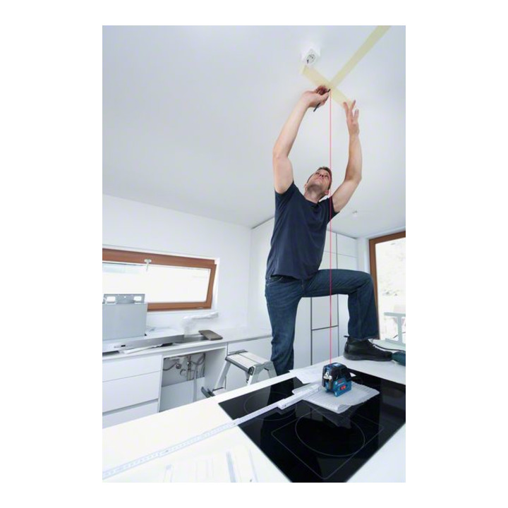 Bosch GCL 25 combi laser met beschermhoes en BT 150 bouwstatief