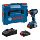 Bosch GDX 18V-210 C snoerloze slagmoersleutel: 2x ProCORE18V 4.0Ah accu, L-BOXX-1