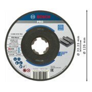 Bosch Gekröpfte Trennscheibe Standard for Metal X-Lock, Durchmesser 125 mm-4