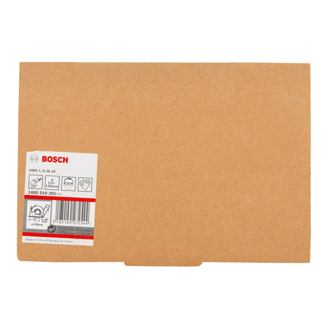 Bosch geleideslede met afzuigmond voor snijden, 115 / 125 mm (vóór 2009)