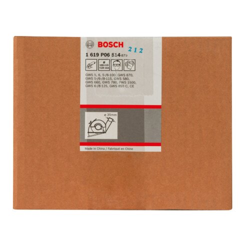 Bosch geleideslede met afzuigmond voor zagen zonder gereedschap 100 / 115 / 125 mm