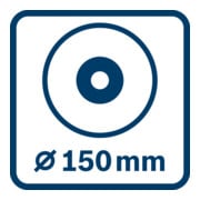 Bosch GEX 40-150 excentrische schuurmachine met 1 x M480 schuurvel en L-BOXX-5