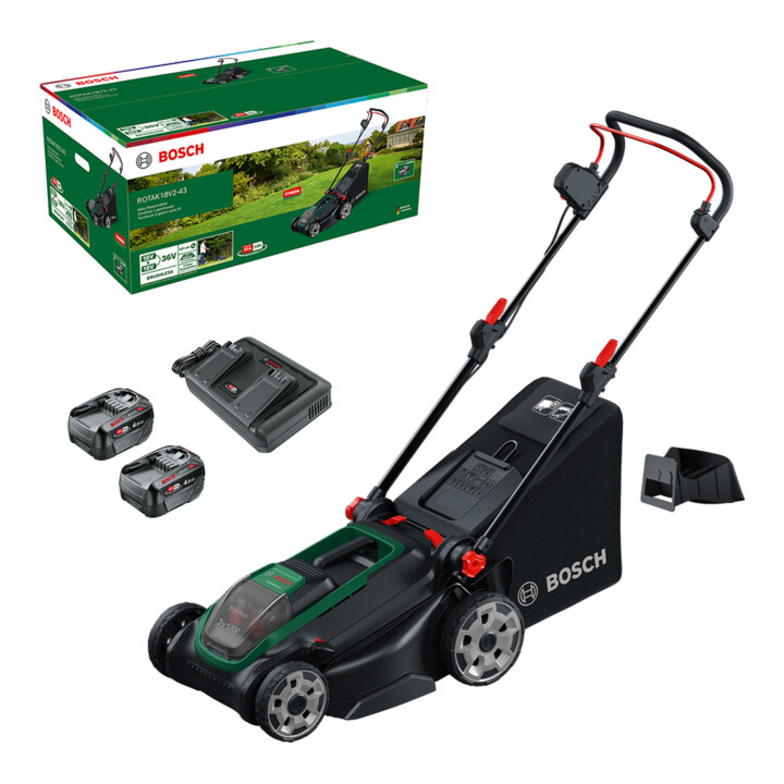 Bosch Grasmaaier Rotak 18V-43 Mulch Plug StarterSet