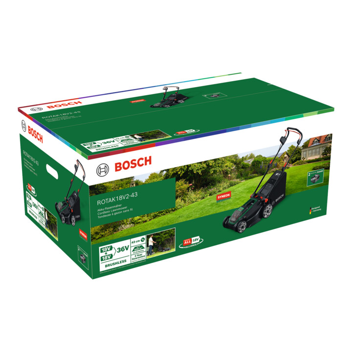 Bosch Grasmaaier Rotak 18V-43 Mulch Plug StarterSet