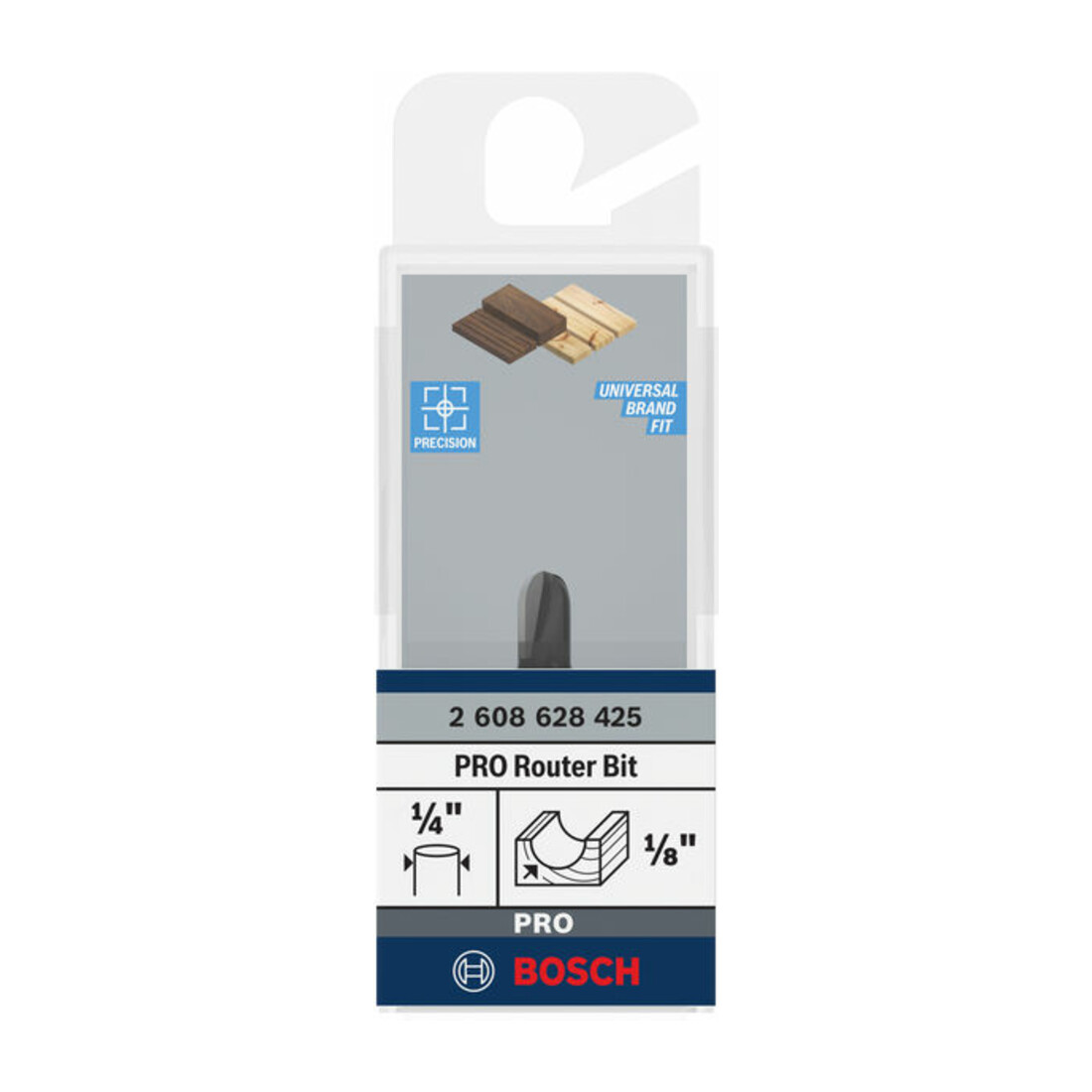 Bosch groeffrees 1/4"