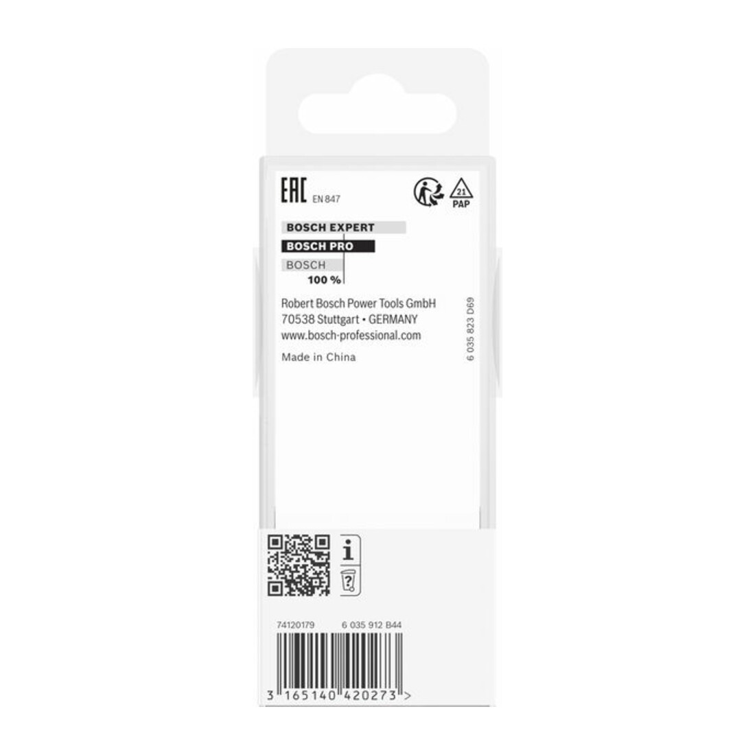 Bosch groeffrees Standard for Wood 12 mm D1 10 mm L 40 mm G 81 mm