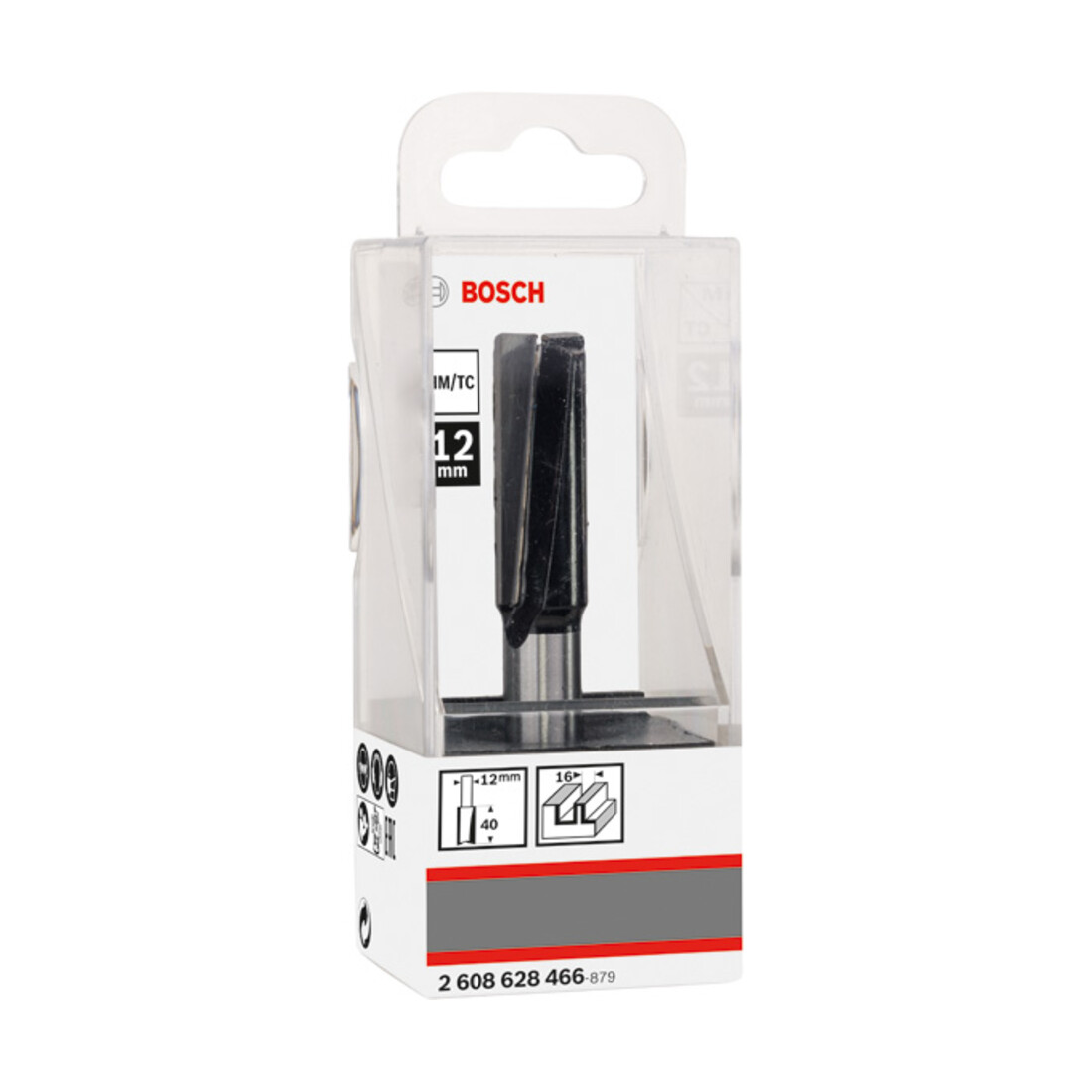 Bosch groeffrees Standard for Wood 12 mm D1 16 mm L 40 mm G 81 mm