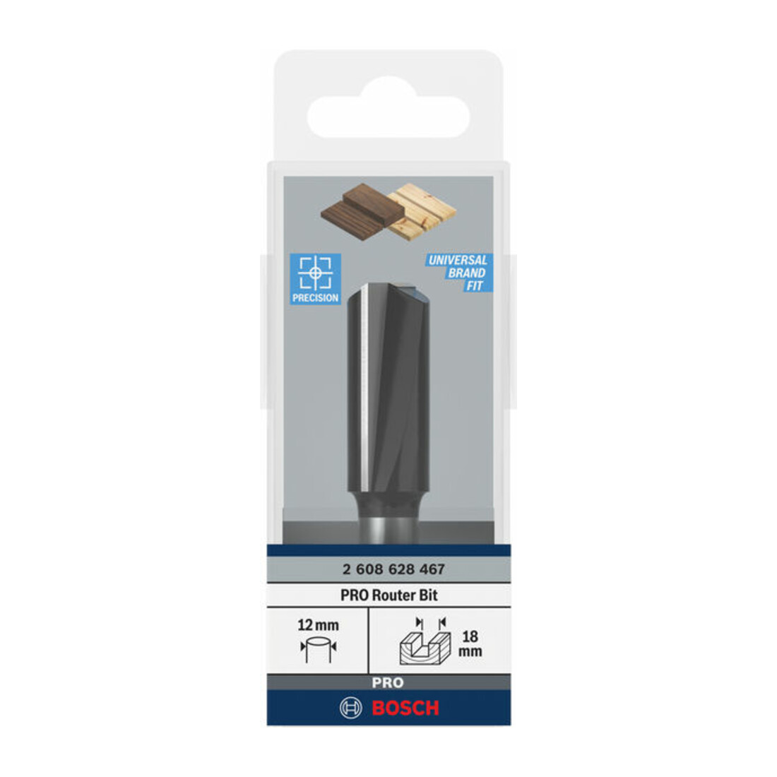 Bosch groeffrees Standard for Wood 12 mm D1 18 mm L 40 mm G 81 mm