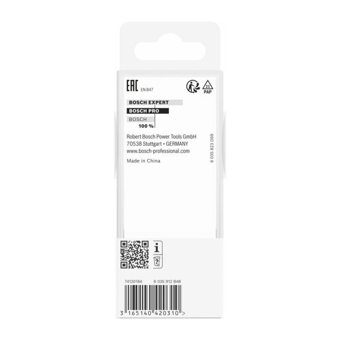Bosch groeffrees Standard for Wood 12 mm D1 20 mm L 40 mm G 81 mm