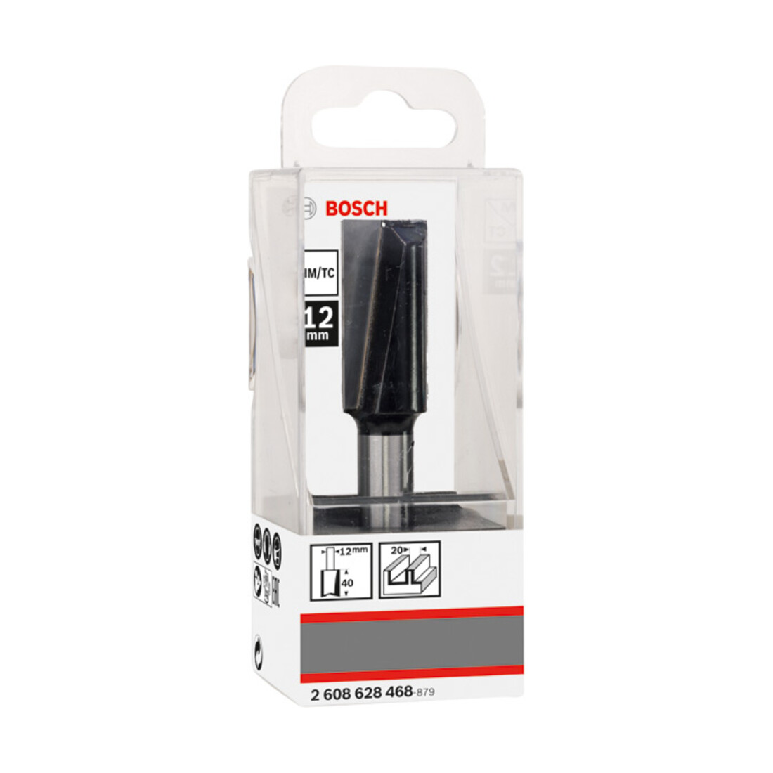 Bosch groeffrees Standard for Wood 12 mm D1 20 mm L 40 mm G 81 mm