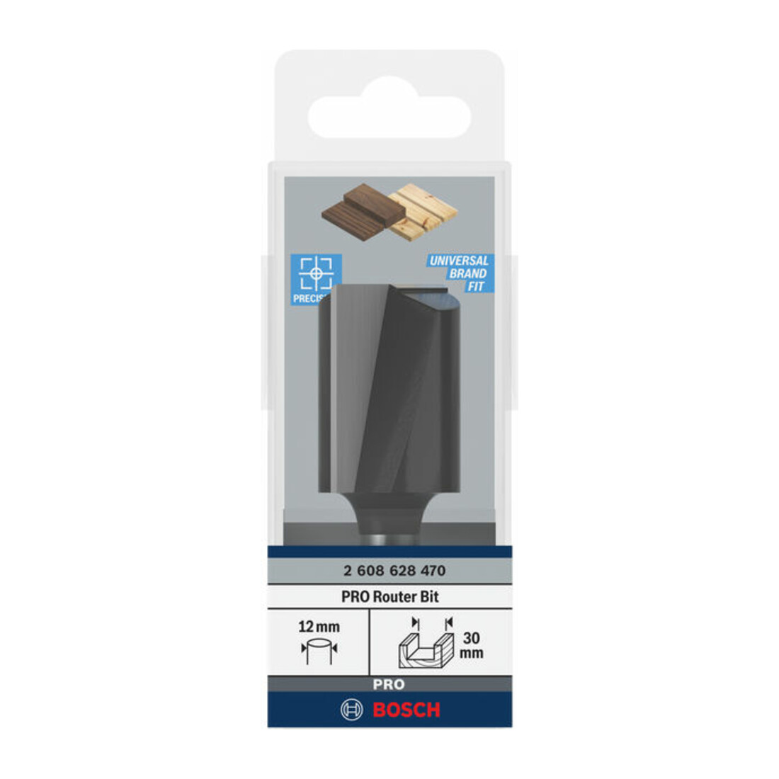 Bosch groeffrees Standard for Wood 12 mm D1 30 mm L 40 mm G 81 mm