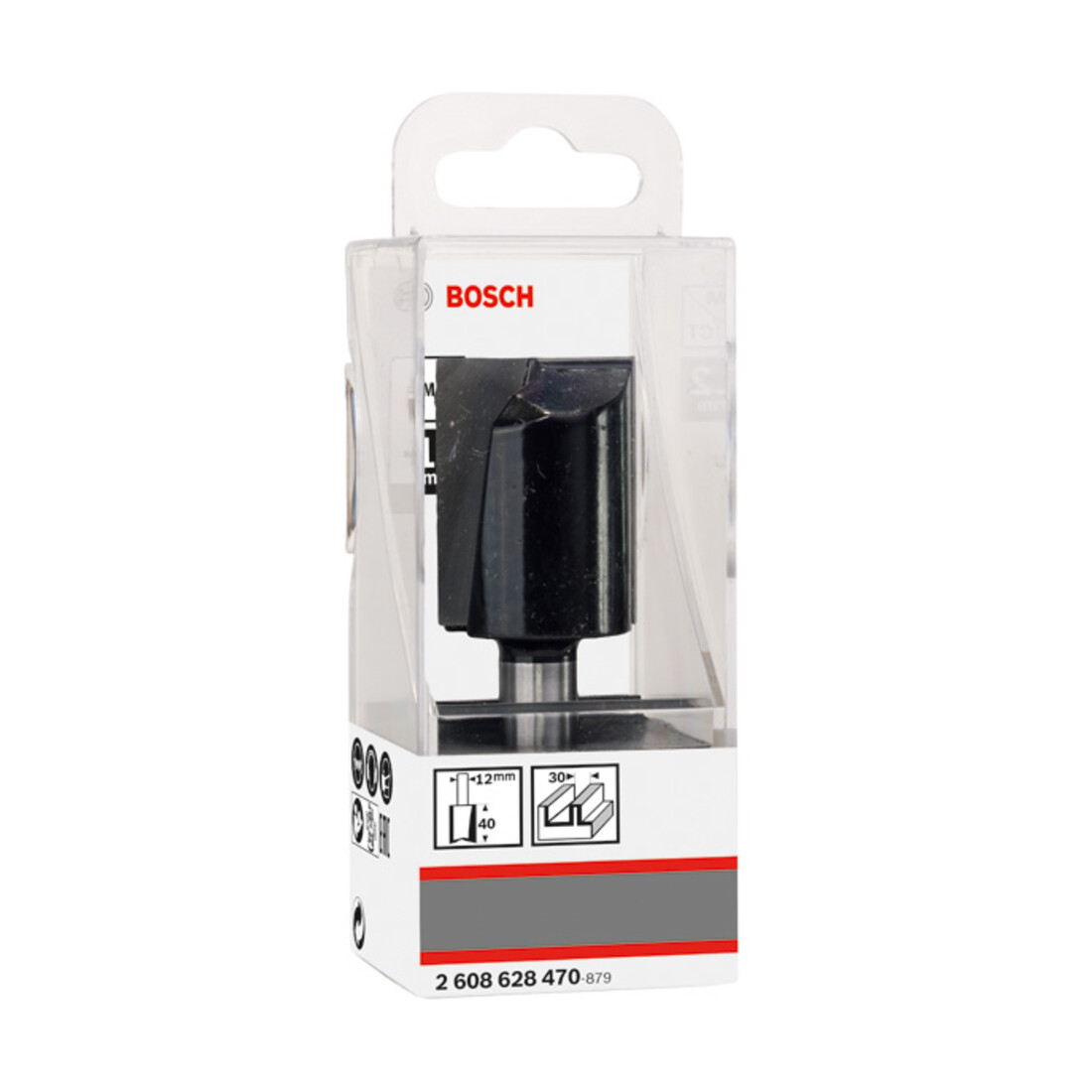 Bosch groeffrees Standard for Wood 12 mm D1 30 mm L 40 mm G 81 mm