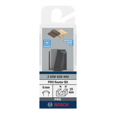 Bosch groeffrees Standard for Wood 6 mm D1 19 mm L 19,5 mm G 51 mm