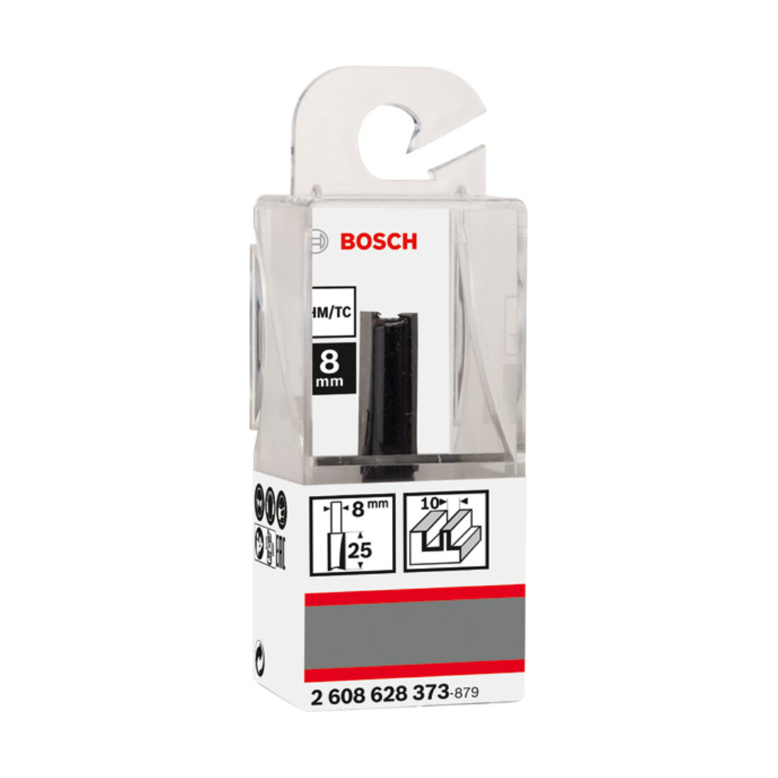 Bosch groeffrees Standard for Wood 8 mm D1 10 mm L 25,4 mm G 56 mm