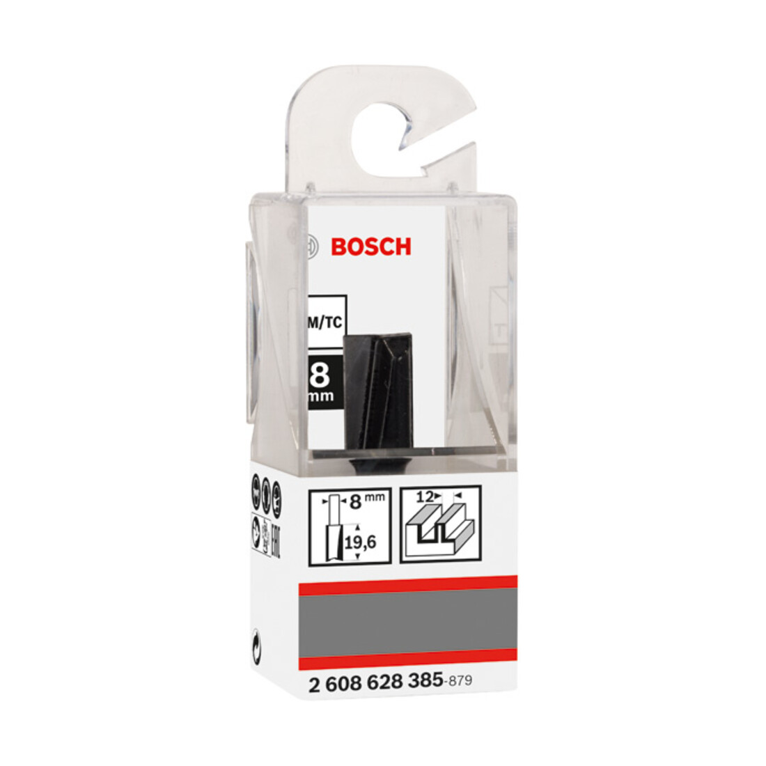 Bosch groeffrees Standard for Wood 8 mm D1 12 mm L 20 mm G 51 mm
