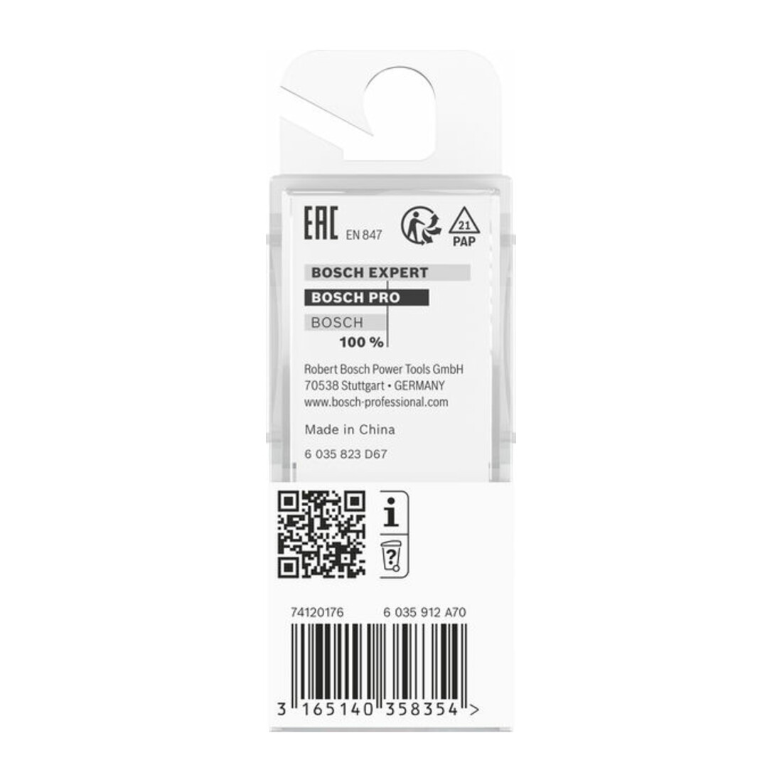 Bosch groeffrees Standard for Wood 8 mm D1 12 mm L 32 mm G 62 mm