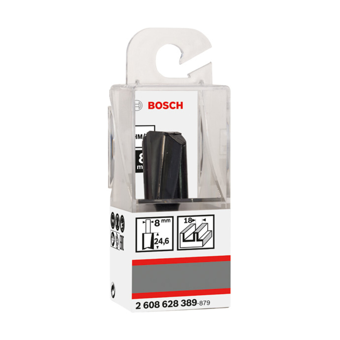 Bosch groeffrees Standard for Wood 8 mm D1 18 mm L 25 mm G 56 mm