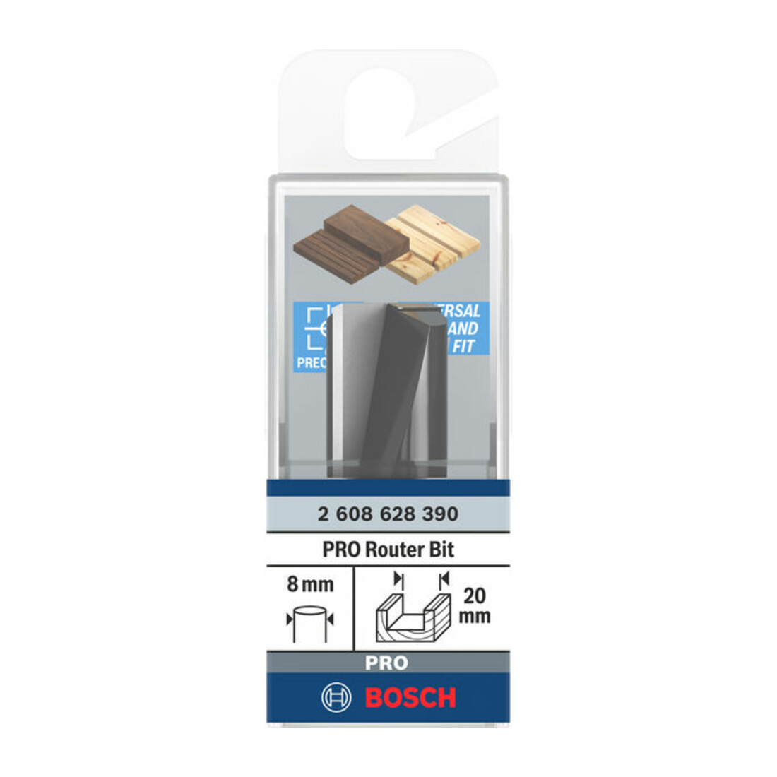 Bosch groeffrees Standard for Wood 8 mm D1 20 mm L 25 mm G 56 mm