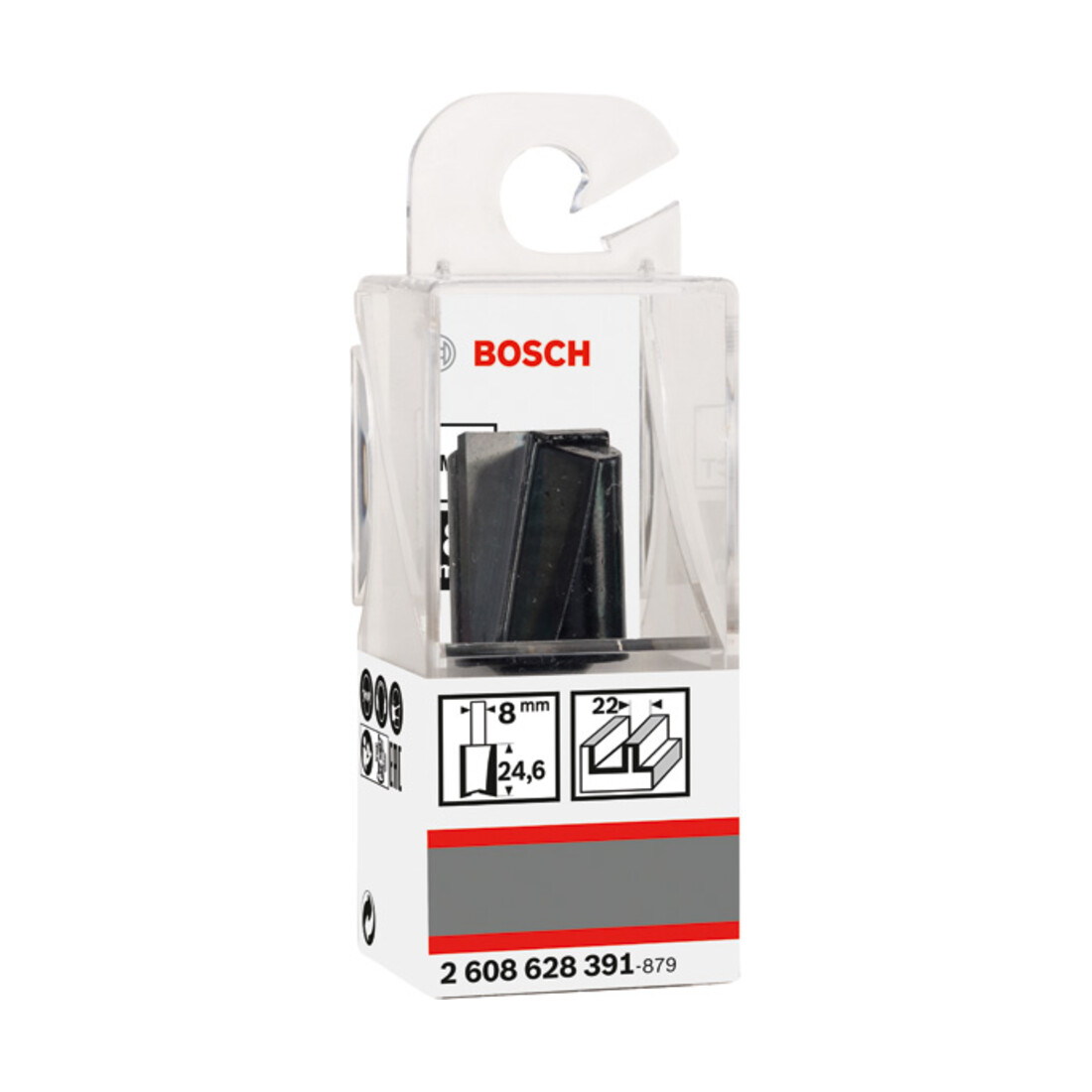 Bosch groeffrees Standard for Wood 8 mm D1 22 mm L 25 mm G 56 mm