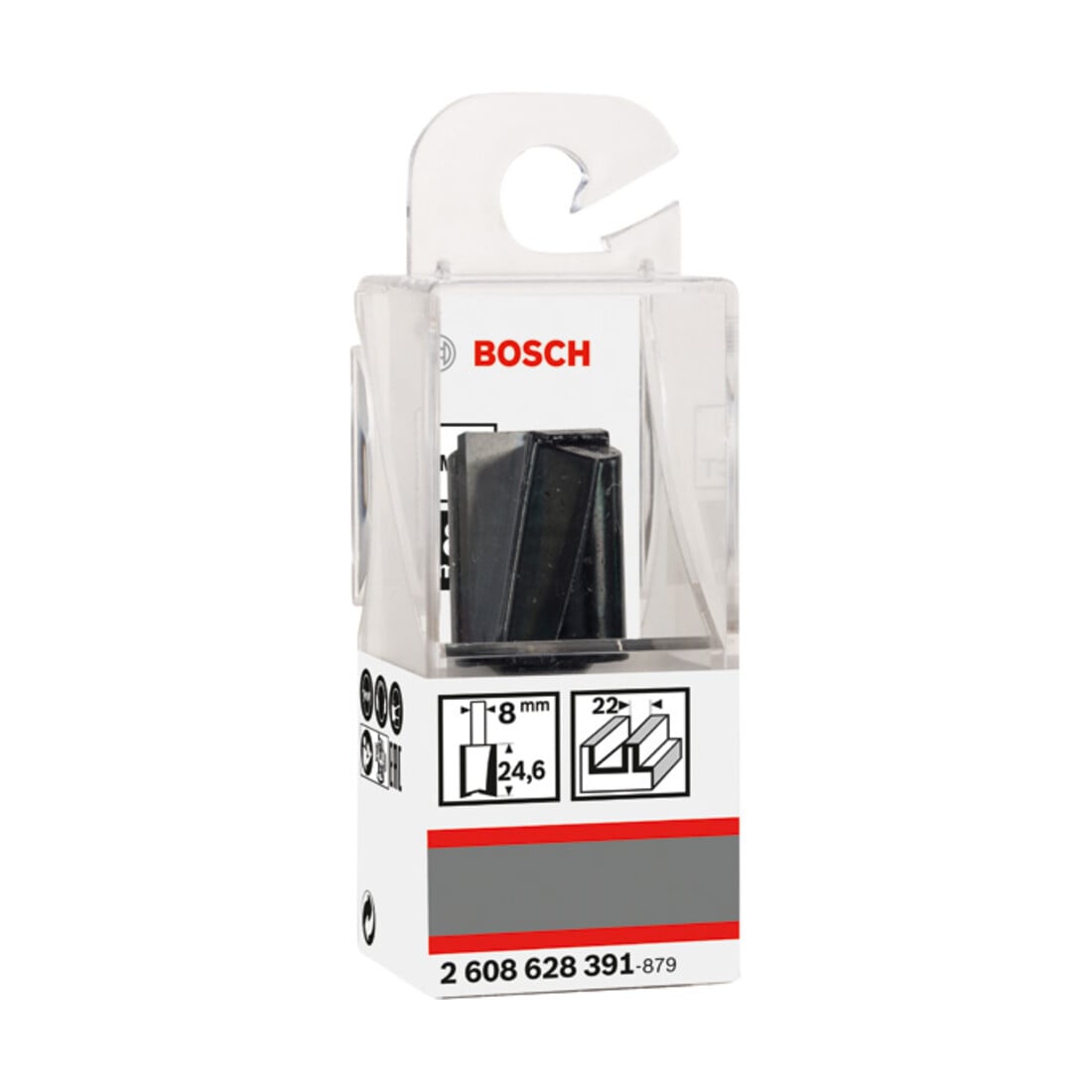 Bosch groeffrees Standard for Wood 8 mm D1 22 mm L 25 mm G 56 mm