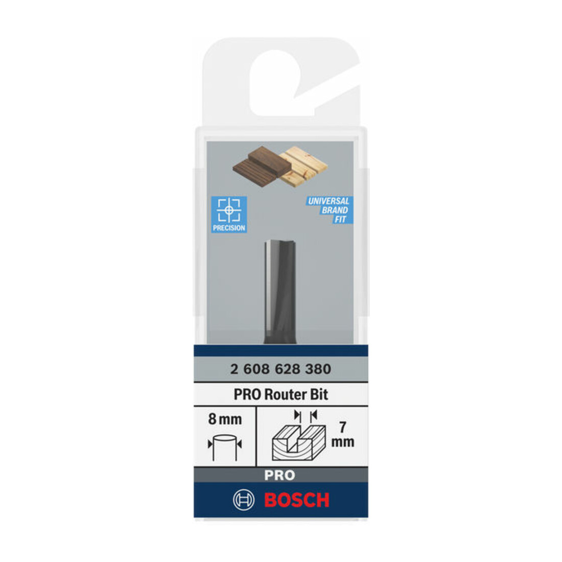 Bosch groeffrees Standard for Wood 8 mm D1 7 mm L 20 mm G 51 mm